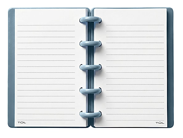 TUL Mini Discbound Notebook With Soft Touch Cover Narrow Ruled 60 ...