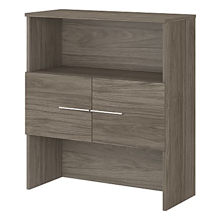 Bush Business Furniture Office 500 41"H Bookcase Hutch, Modern Hickory, Standard Delivery