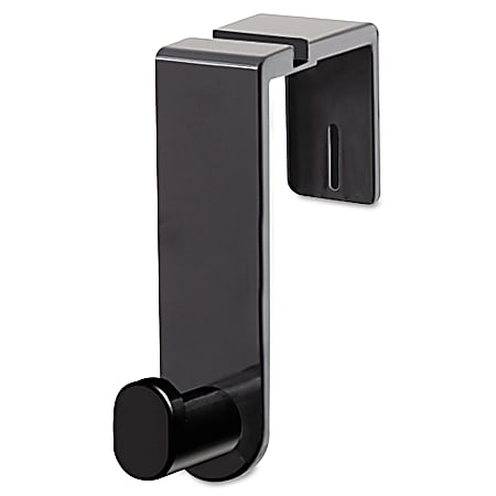 Safco® Coat Hook, 4"H x 1 3/4"W x 5 1/4"D, Black