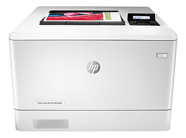 Hp M454dn Laserjet Pro Color Laser Printer Office Depot