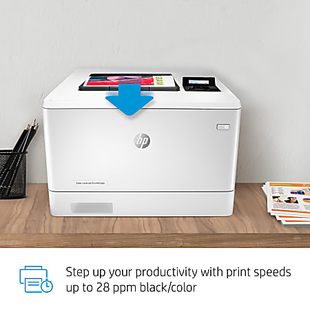 HP LaserJet Pro M454dn Laser Color Printer - Office Depot