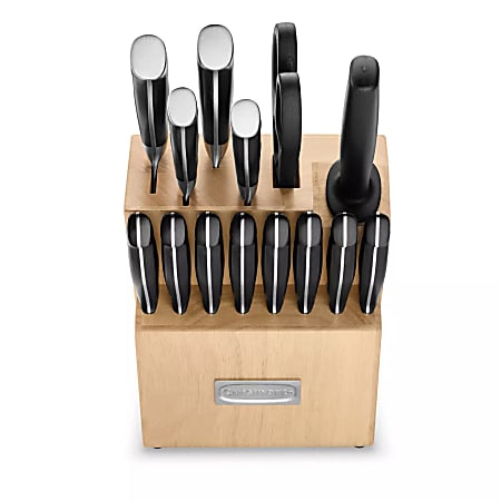 Cuisinart 4 Piece Triple Rivet Steak Knife Set - Black