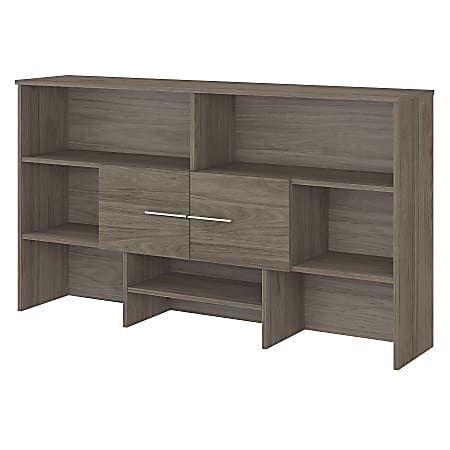 Bush Business Furniture Office 500 72"W Desk Hutch, Modern Hickory, Standard Delivery
