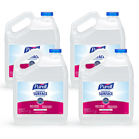 Purell® Food Service Surface Sanitizer, Unscented, 139.2 Oz Bottle, Case Of 4