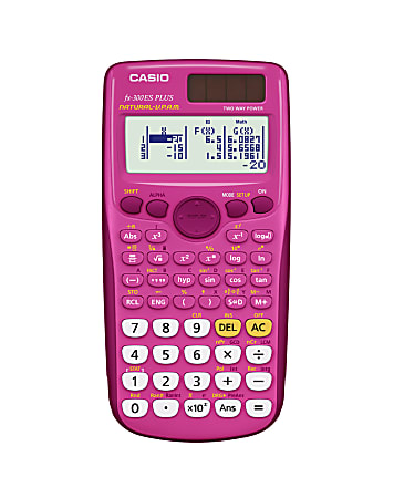 Casio Scientific Calculator Pink FX300ESPLUS PK Office Depot