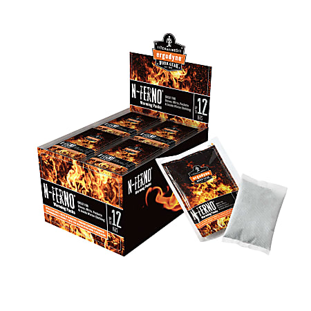 Ergodyne N-Ferno 6990 Hand Warming Packs, Box Of 40 Pairs