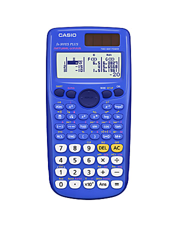 Casio® Scientific Calculator, Blue, FX300ESPLUS-BU