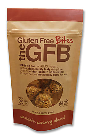 GFB™ The Gluten Free Bites, Chocolate Cherry Almond, 4 Oz, Pack Of 12