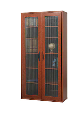 Safco® Apres Tall Cabinet, 60"H, Cherry
