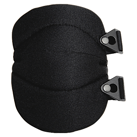 Ergodyne 230  Black Wide Soft Cap Knee Pads - Buckle