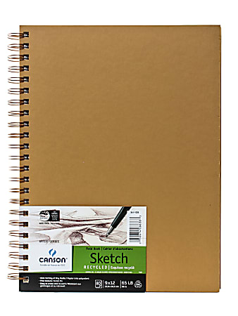Canson Field Sketch Book, 9" x 12", 80 Sheets, Kraft