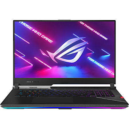 Asus ROG Strix SCAR 17 Gaming Laptop, 17.3" Screen, Intel® Core™ i9, 16GB Memory, 1TB Solid State Drive, Off Black, Windows® 11 Home
