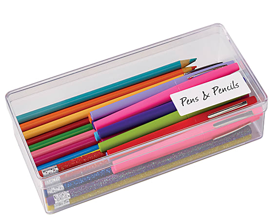 7666 - Clear Address Labels , 1" X 2 5/8", Rectangle
