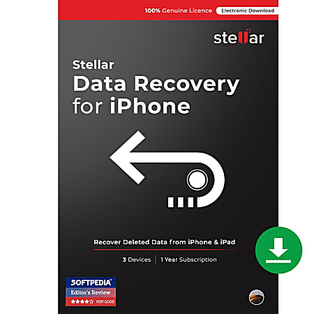 Stellar Data Recovery For, iPhone Mac®
