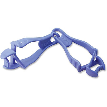 Ergodyne 3400 Squids Dual Grabber Clips, 7", Blue