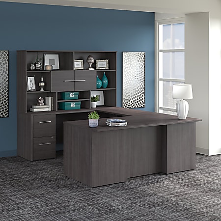 Bush Business Furniture Office 500 72 W U Shaped Executive Corner Desk ...