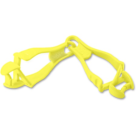 Ergodyne 3400 Squids Dual Grabber Clips, 7", Lime