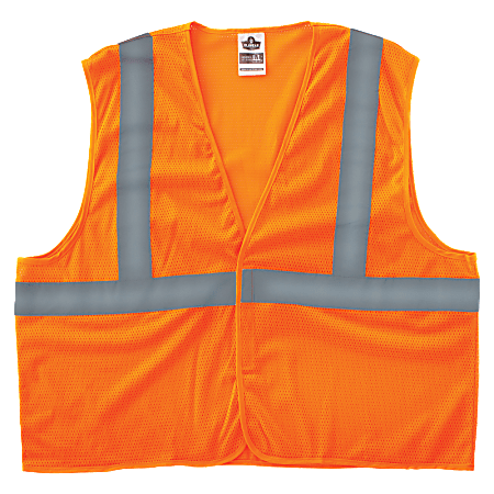 8205HL 2XL/3XL Orange Type R Class 2 Super Econo Mesh Vest