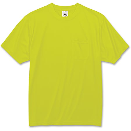 Ergodyne GloWear 8089 Non-Certified T-Shirt, Medium, Lime