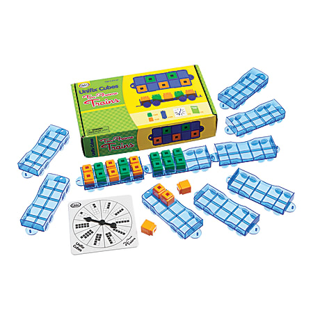 Didax Ten-Frame Trains Activity Set, Blue