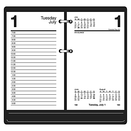 AT-A-GLANCE® Desk Calendar Refill, 3 1/2" x 6", January-December 2015