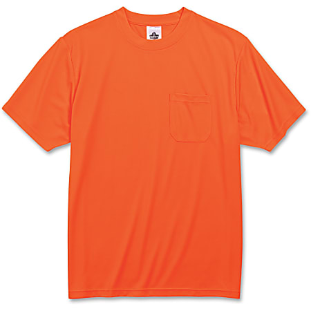 Ergodyne GloWear 8089 Non-Certified T-Shirt, Medium, Orange
