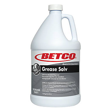 Betco® BioActive Solutions™ Grease Solvents, Rain Fresh Scent, 143.28 Oz Bottle, Case Of 4