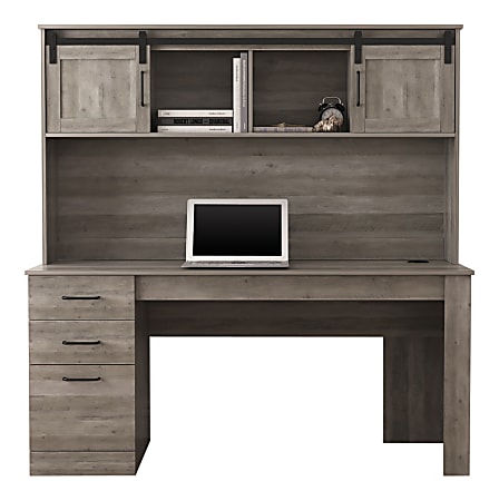 Office Depot Desk With Hutchnull