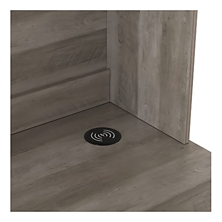 Realspace Peakwood 65 W Computer Desk With Hutch And Wireless