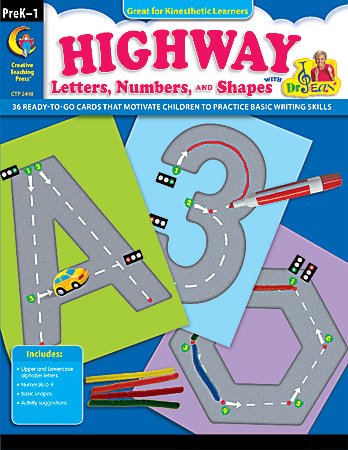 Creative Teaching Press® Highway Letters, Numbers And Signs, Pre-K - Grade 1
