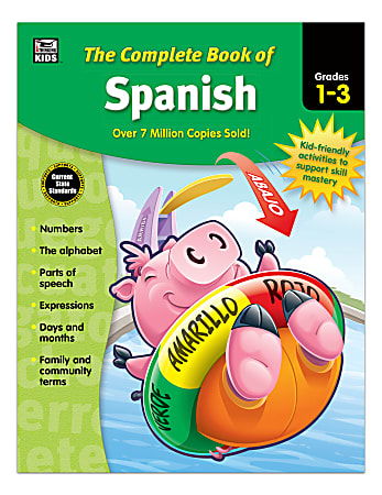 Thinking Kids® Complete Book Of Spanish, Grades 1 - 3