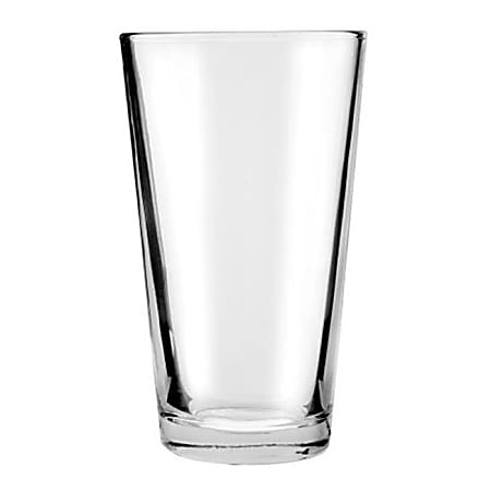 Anchor Hocking Mixing Glasses, 16 Oz, Clear, Case Of 24 Glasses