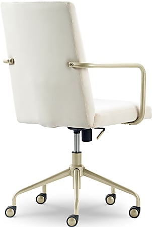 Elle D cor Giselle Modern Ergonomic Fabric Mid Back Home Office