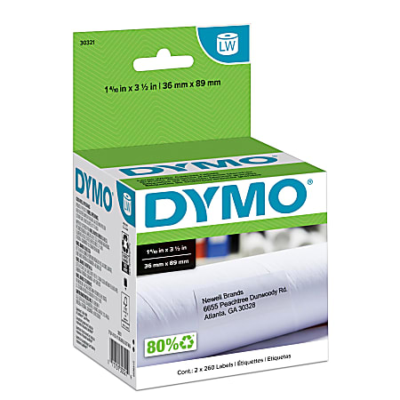 Dymo White Address Labels