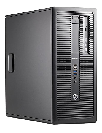 HP EliteDesk 800 G1 Refurbished Desktop PC, 4th Gen Intel® Core™ i5, 8GB Memory, 500GB Hard Drive, Windows® 10 Professional, 800G1TI58500W10P