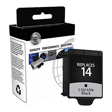 Clover Technologies Group 11DN Remanufactured Ink Cartridge Replacement For HP 14 Black