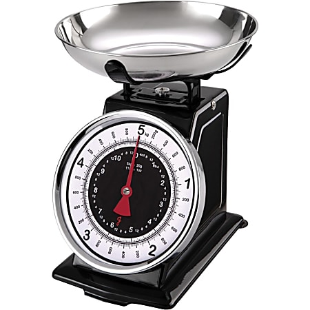 Starfrit Mechanical Kitchen Scale with Bowl - 11 lb / 5 kg Maximum Weight Capacity