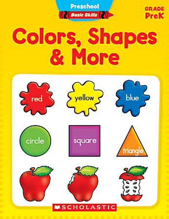 Scholastic Basic Skills Preschool Colors Shapes More - Office Depot