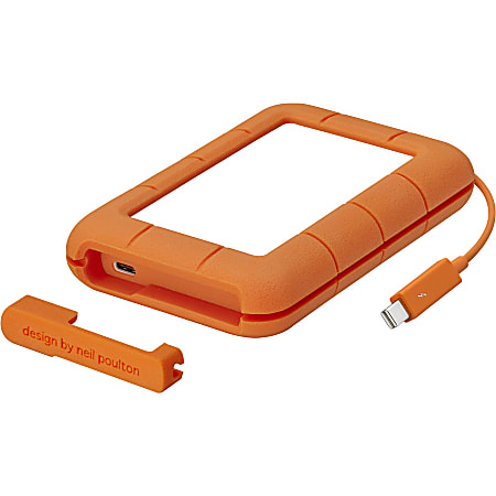 LaCie Rugged SECURE 2TB Portable External Hard Drive STFR2000403