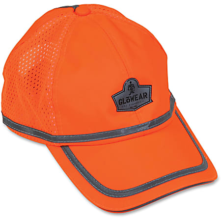 Ergodyne GloWear® 8930 Class 2 Hi-Vis Baseball Cap, Orange