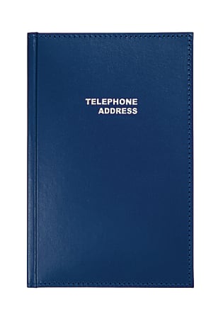 Office Depot® Brand Vinyl Desk Telephone/Address Book, 5 1/8" x 7 3/4