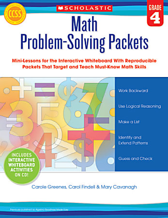 Scholastic Math Problem-Solving Packets, Grade 4