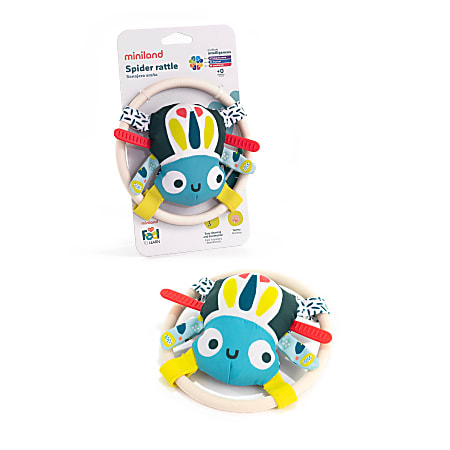 Miniland Feel To Learn Spider Rattle