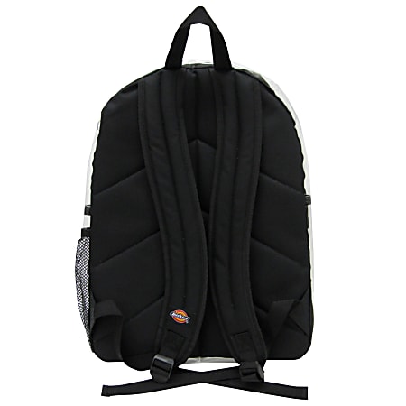 Dickies Deluxe Clear PVC Laptop Backpack Black Office Depot