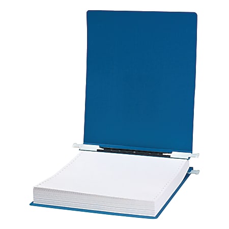 Wilson Jones&reg; Presstex&reg; Pressboard Data Binder, 60% Recycled, Blue