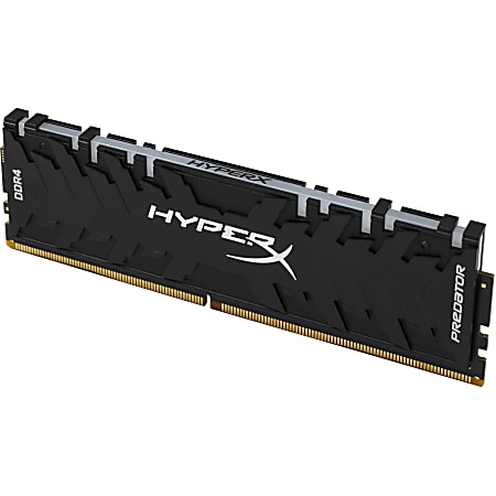 HyperX Predator 8GB DDR4 SDRAM Memory Module - 8 GB (1 x 8GB) - DDR4-3000/PC4-24000 DDR4 SDRAM - 3000 MHz - CL15 - 1.35 V - Non-ECC - Unbuffered - 288-pin - DIMM