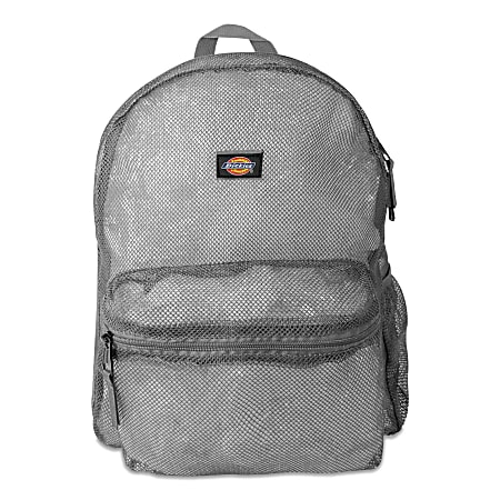 Dickies® Mesh Backpack With 16" Laptop Pocket, Gray