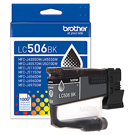 Brother LC506BK Black Standard Yield Ink Cartridge