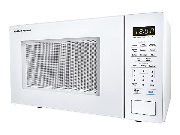 Sharp® Carousel® 1.1 Cu Ft Microwave Oven, White