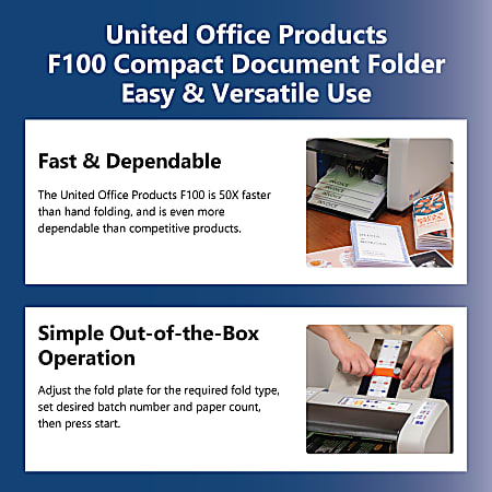 Formax FD 300 Automatic Desktop Paper Letter Folder - Office Depot